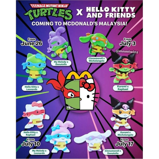 sanrioo cosplay Ninja turtle blindbox