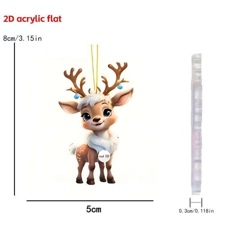 Christmas reindeer ornament match game -open in live