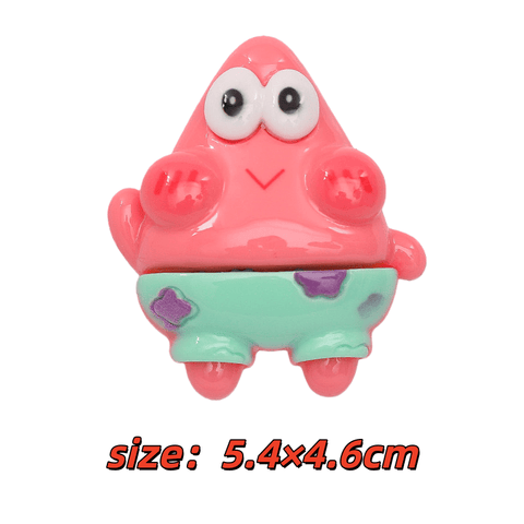 5pcs SpongeBob Charms