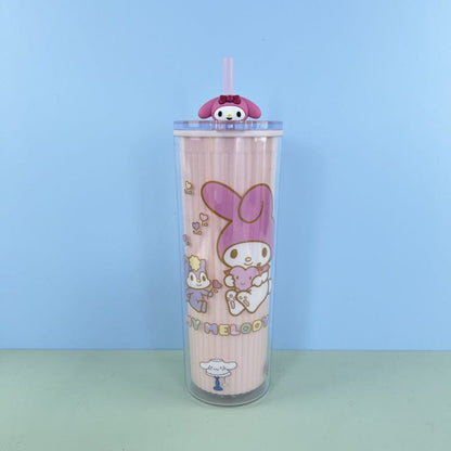 Double Layers Plastic Cups