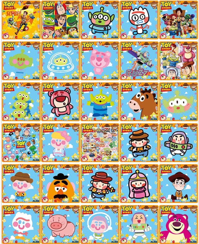 Toy Story Square 8cm Acrylic Charms for DIY match game-open in live