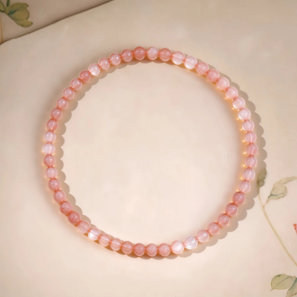 Bracelet tressé floral fait main