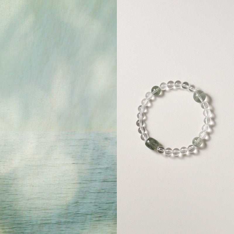 Natural Crystal Energy Bracelet — Choose Metal/Wood/Water/Fire/Earth, Smooth Days Ahead