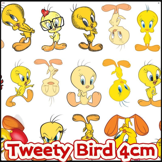 Tweety Bird 4cm Acrylic Charms for DIY match game-open in live