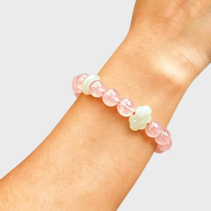 Rose Attracts Love Natural Crystal Bracelet