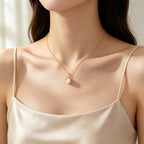 Collier à ajustement facile en quartz clair - Pureté intérieure et expression claire