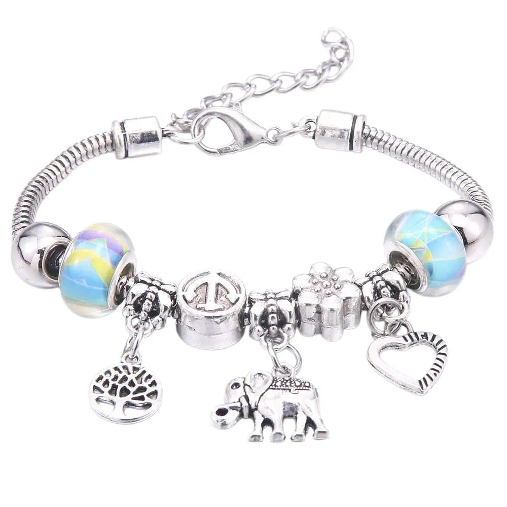 Elephant-Pandora Bracelet