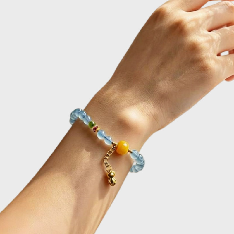 Little Bear Natural Aquamarine Bracelet