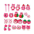5pcs Straw berry Charms
