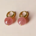Boucles d'oreilles en cristal naturel "Blossom Love"