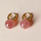 Boucles d'oreilles en cristal naturel "Blossom Love"
