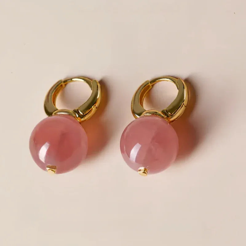 Blossom Love Natural Crystal Earrings