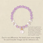 Bouteille de parfum bracelet en quartz rose/kunzite – Attirer l'amour, soulager l'anxiété