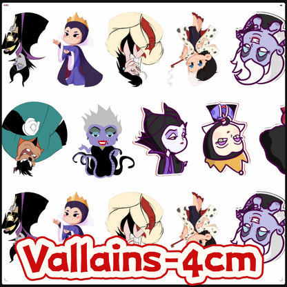 Vallains 4cm Acrylic Charms for DIY match game-open in live