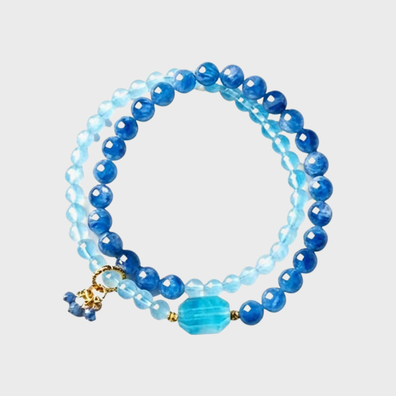 Mana Bar Aquamarine Bracelet
