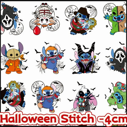 Halloween Stitch 4cm Acrylic Charms for DIY match game-open in live