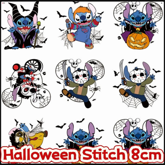 Halloween Stitch 8cm Acrylic Charms for DIY match game-open in live