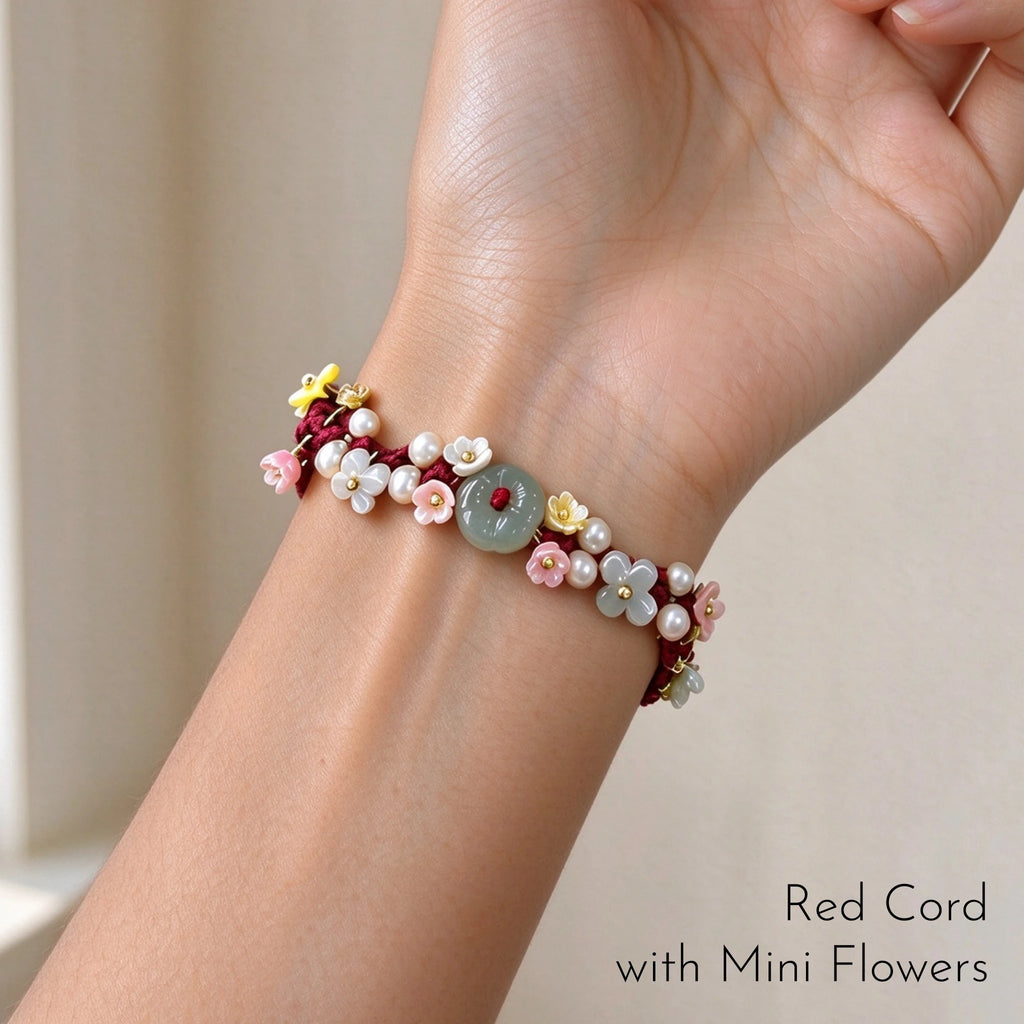 Handmade Lotus Flower S925 Bracelet - Wash Away All Worries