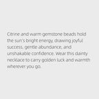 Collier Multi-Citrine – Abondance et Confiance Multipliées
