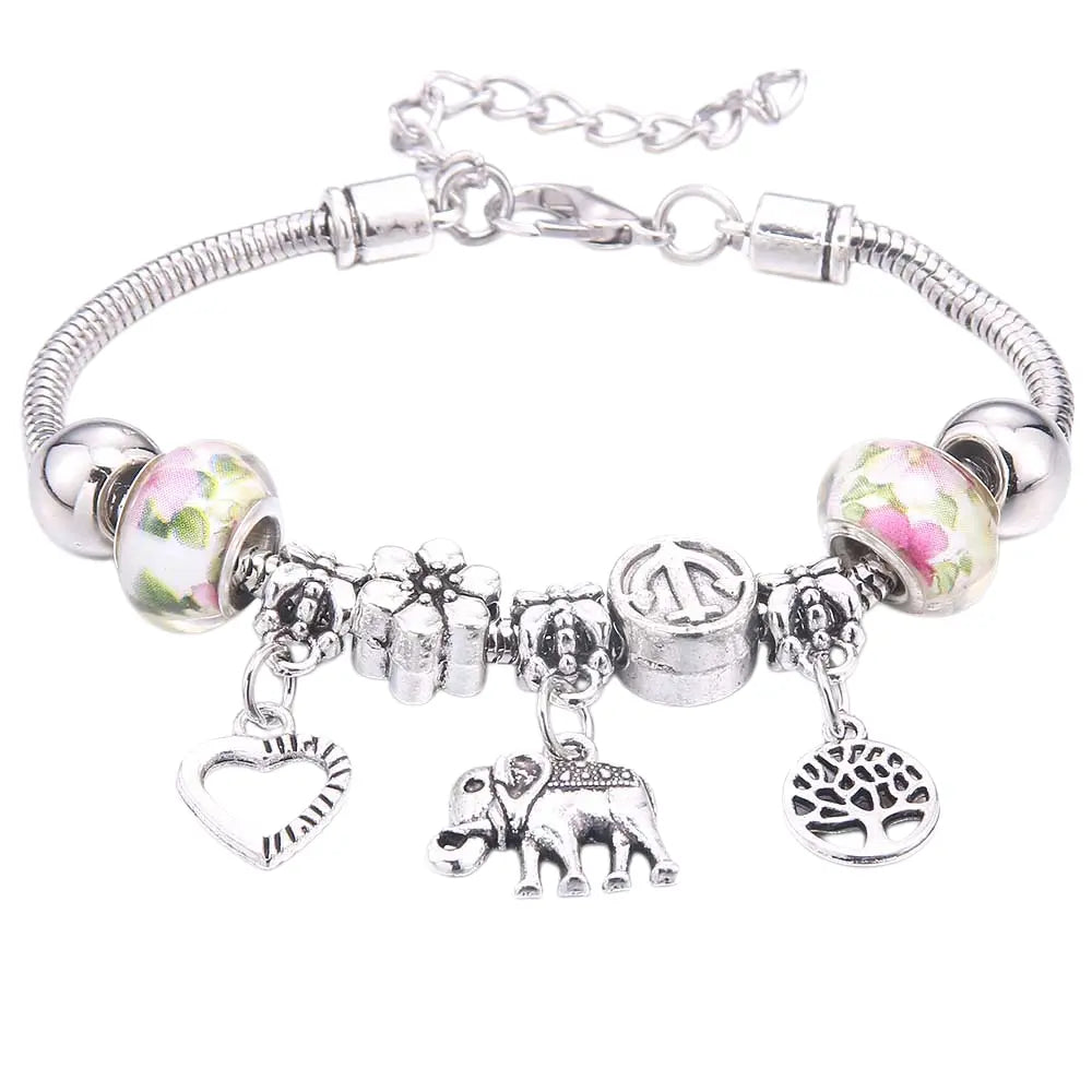 Elephant-Pandora Bracelet