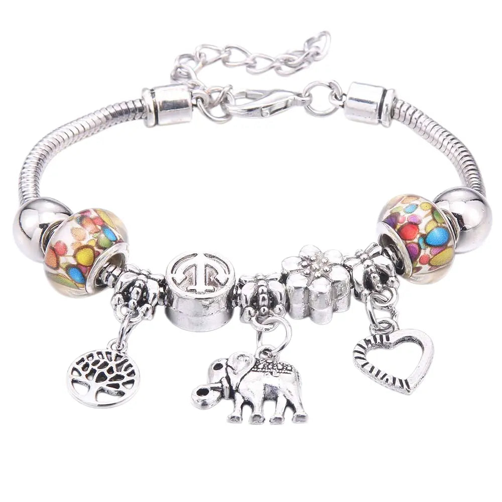 Elephant-Pandora Bracelet