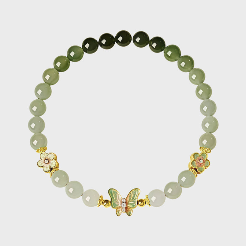 Butterfly Hetian Jade Bracelet