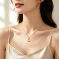 Collier à ajustement facile en quartz clair - Pureté intérieure et expression claire