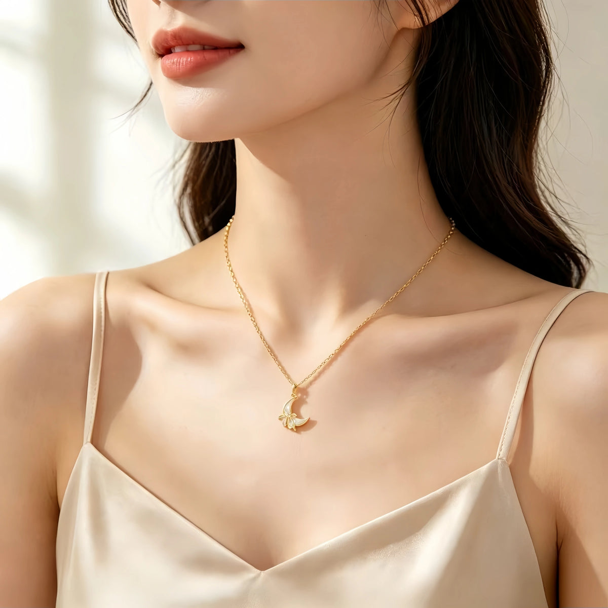 Collier à ajustement facile en quartz clair - Pureté intérieure et expression claire