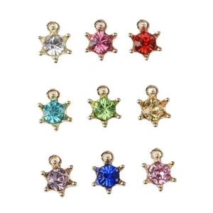 10pcs Diamond Star Accessories