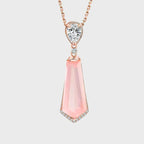 Collier en Cristal Naturel Larme d'Amour