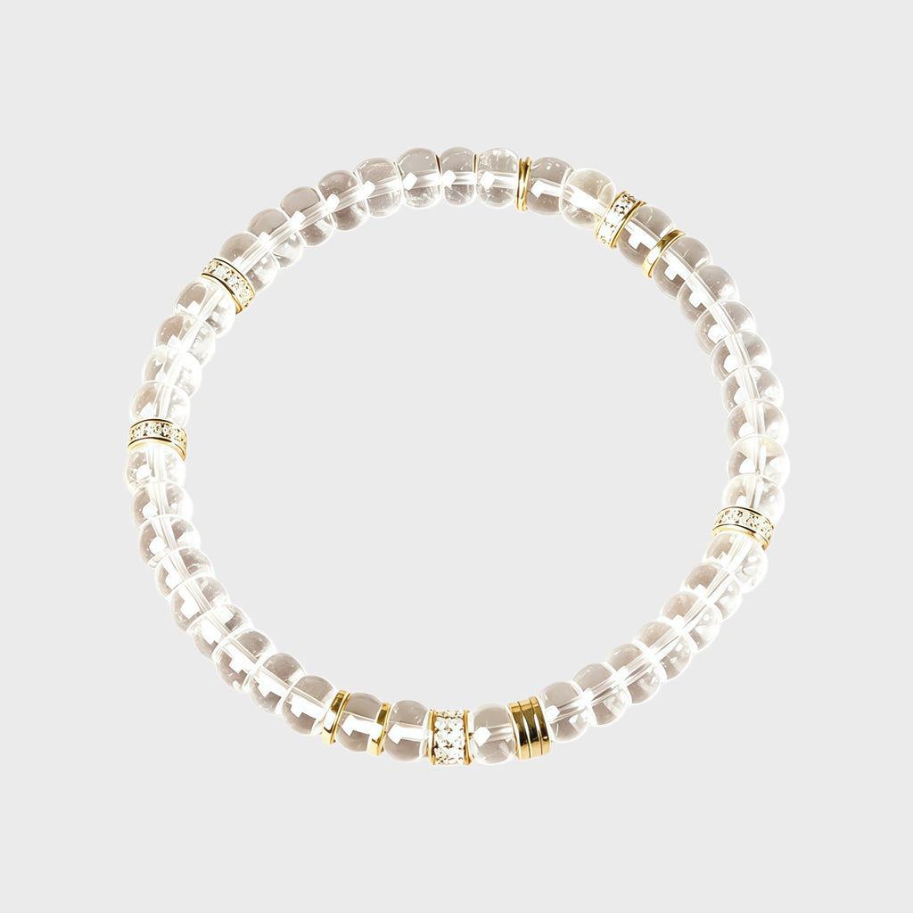 Pure Radiance Natural Crystal Bracelet