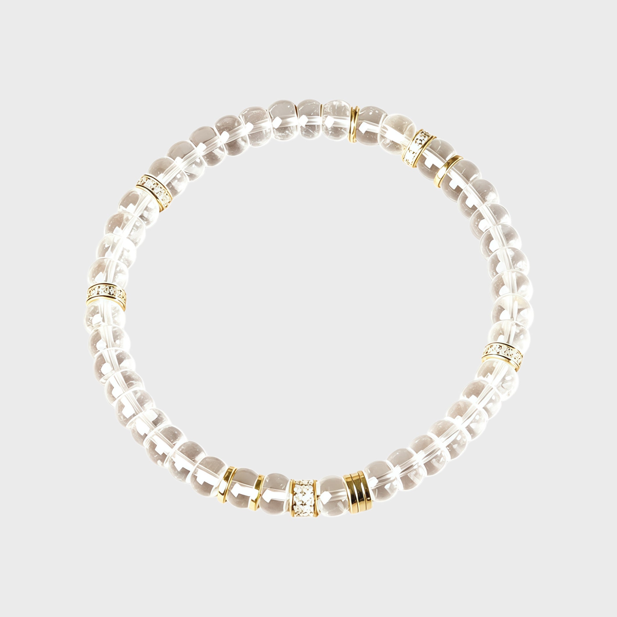 Pure Radiance Natural Crystal Bracelet