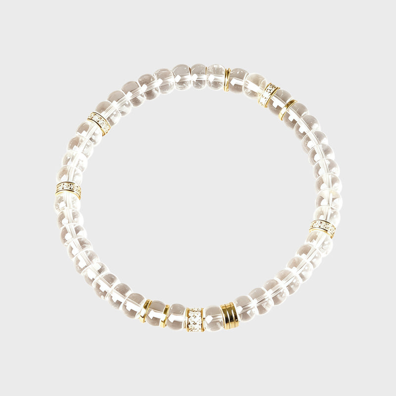 Pure Radiance Natural Crystal Bracelet