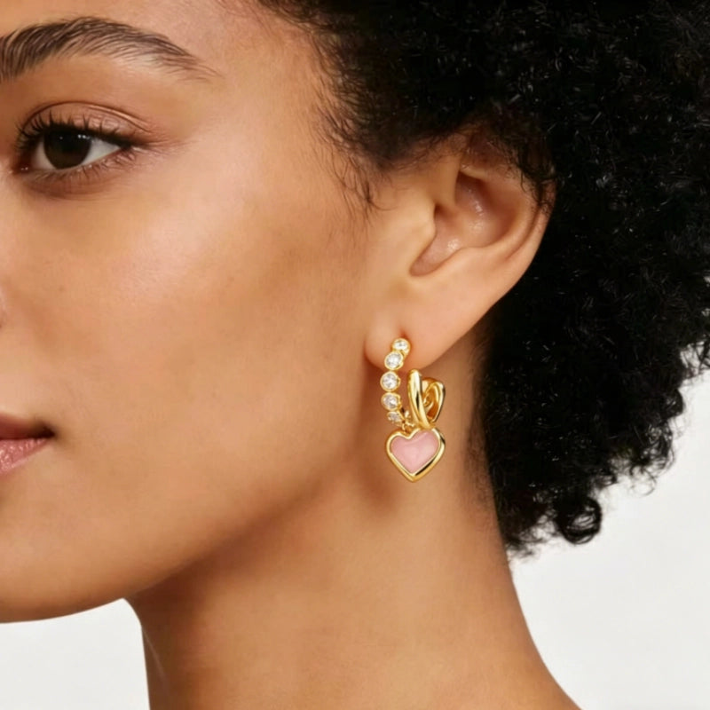 Self-Love Calm Natural Crystal Earrings