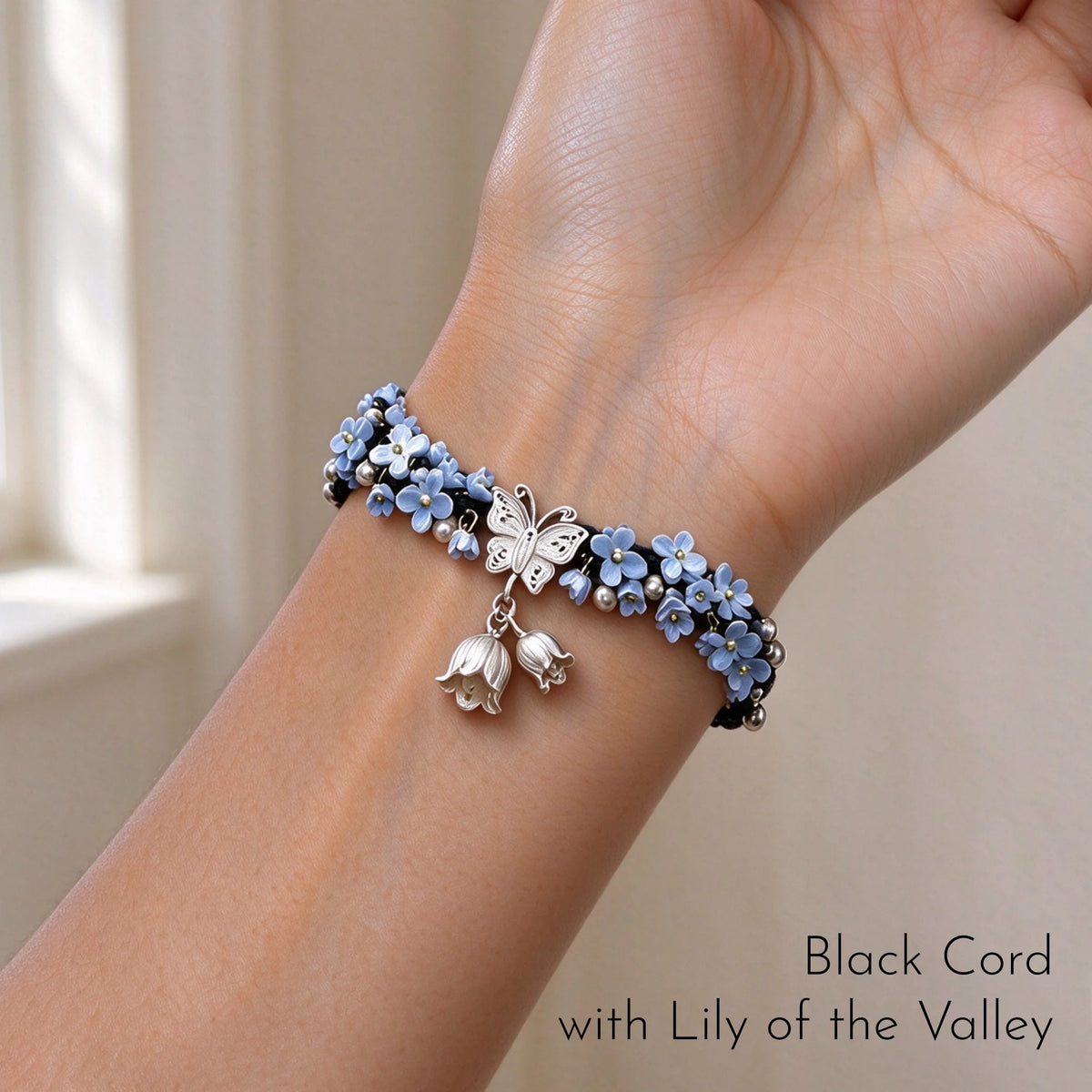 Handmade Lotus Flower S925 Bracelet - Wash Away All Worries