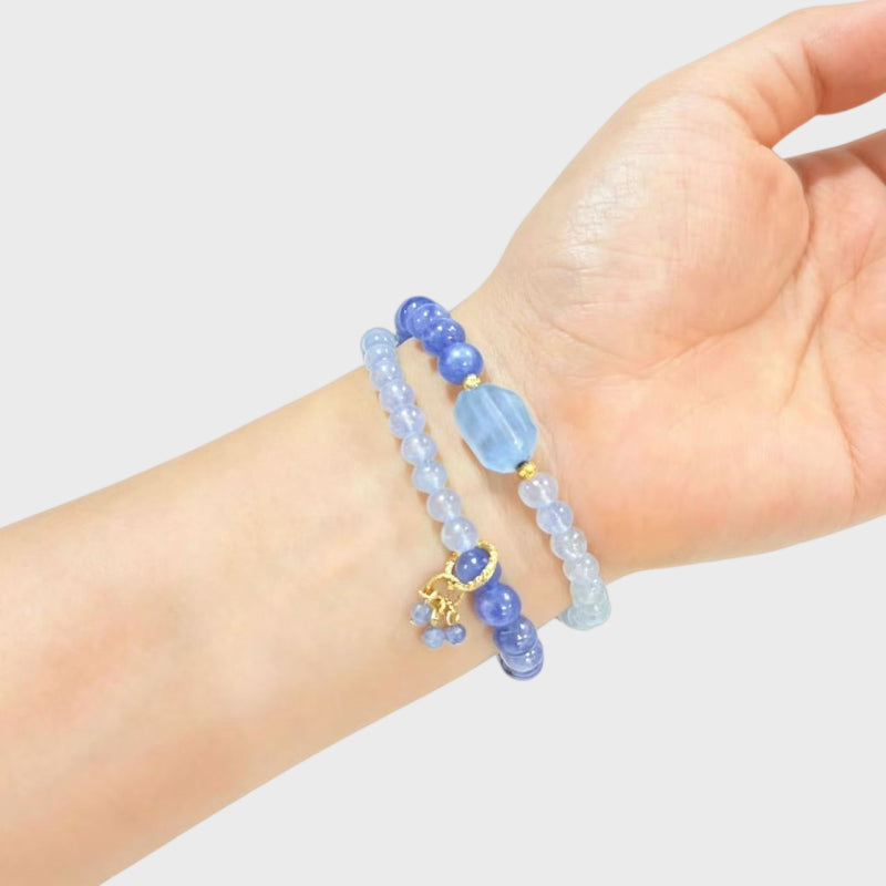 Mana Bar Aquamarine Bracelet