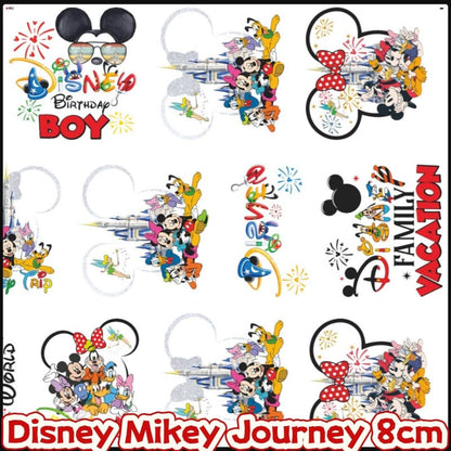 Disney Mikey Journey 8cm Acrylic Charms for DIY match game-open in live