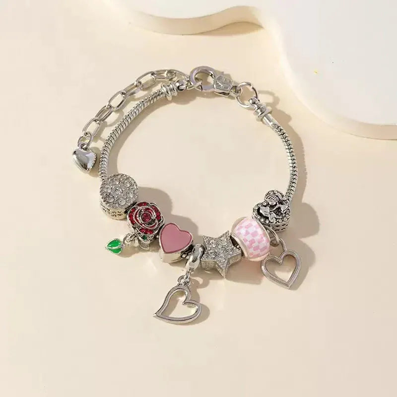 Forever Love Pandora Bracelet-Silver