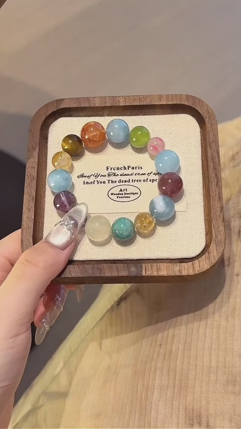 Multi‑Stone Crystal Bracelet-Boost Courage