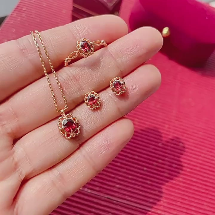 Collier Sakura en jade Hetian