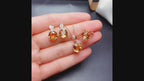 Collier en cristal de quartz clair Pendentif facetté irrégulier