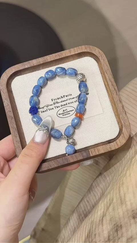 Bracelet « Muguet » en Améthyste naturelle – Sagesse ouverte, Attire les bienfaiteurs