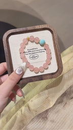 Rose Quartz Larimar Bracelet - Release Stress