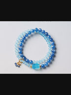 Bracelet aigue-marine Mana Bar