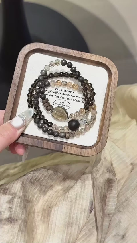 Bracelet « Muguet » en Améthyste naturelle – Sagesse ouverte, Attire les bienfaiteurs