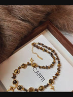 Natural Tiger Eye Stone Necklace - Steady Career Progress and Smooth Life