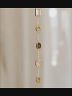 Bracelet triple chance en cristal naturel