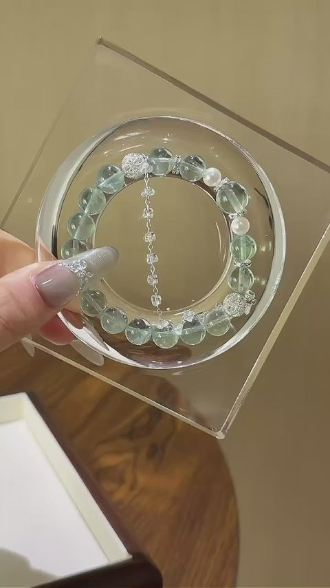 Bracelet « Muguet » en Améthyste naturelle – Sagesse ouverte, Attire les bienfaiteurs