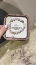Kunzite & Green Hiddenite Bracelet-Soothe Internal Struggle