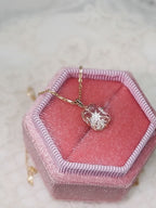 Collier Sakura en jade Hetian